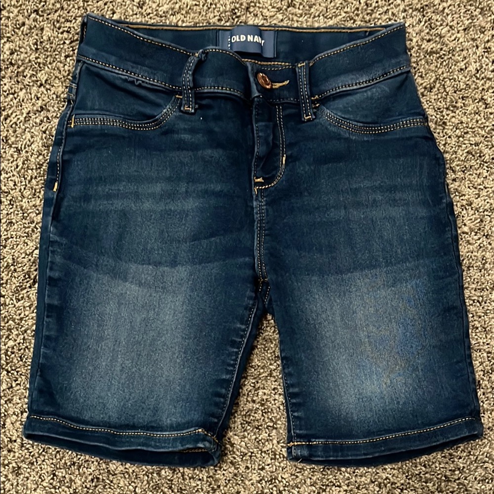 Old Navy Dark Blue Denim Shorts size 10